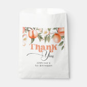 Sachets En Papier Sweet comme un anniversaire de pêche merci (Devant)