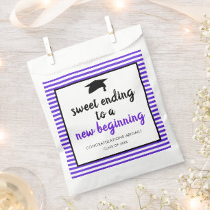 Sachets En Papier Sweet Finding à un nouveau début de diplôme Pur