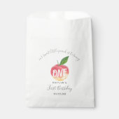 Sachets En Papier Sweet Little Peach 1er anniversaire (Devant)