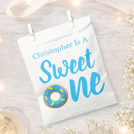 Sachets En Papier Sweet One Donut 1er anniversaire (Coupé)
