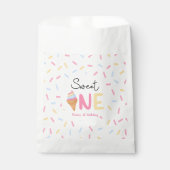 Sachets En Papier Sweet One Ice Cream Première fête d'anniversaire (Devant)