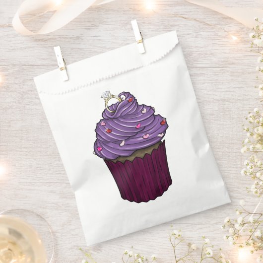 Sachets En Papier Sweet Proposition Cupcake (Coupé)