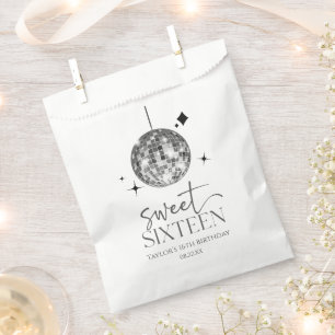 Sachets En Papier Sweet sixteen Disco Ball 16ème anniversaire