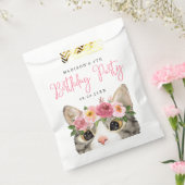 Sachets En Papier Sweet Watercolor Kitty fête d'anniversaire (Scellé)