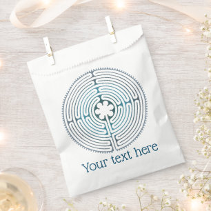 Sachets En Papier Symbole de géométrie sacrée - Chartres Labyrinthe