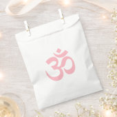 Sachets En Papier Symbole Om rose clair (Coupé)