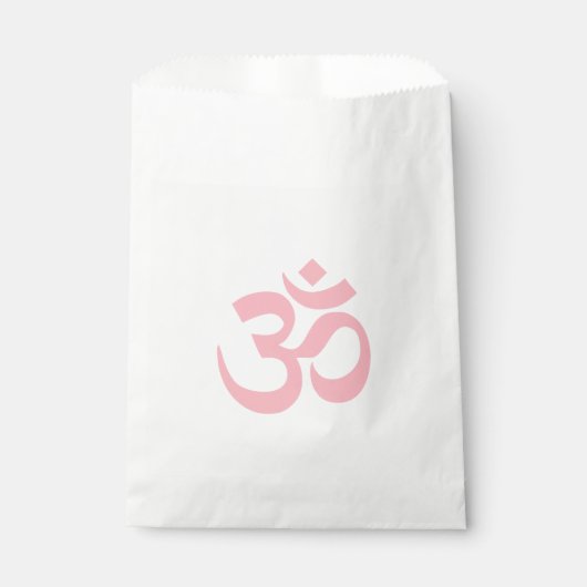 Sachets En Papier Symbole Om rose clair (Devant)