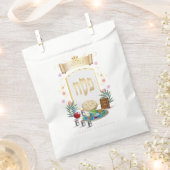 Sachets En Papier Symboles de pêche de Seder Kosher (Coupé)