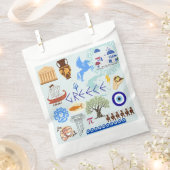 Sachets En Papier Symboles grecs Amateurs de voyage (Coupé)