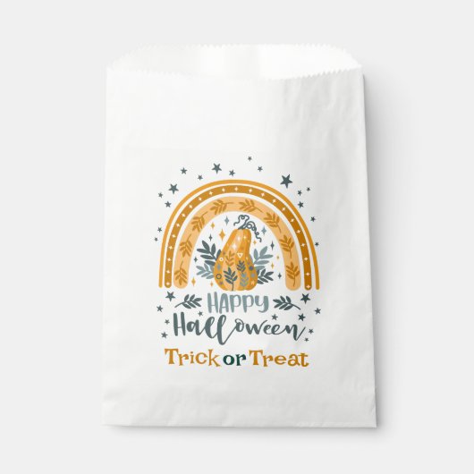 Sachets En Papier Symboles Halloween éffrayant motif (Devant)