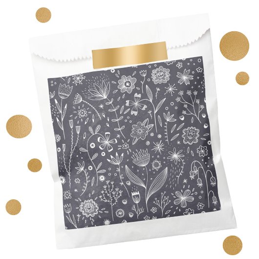Sachets En Papier Tableau de bord floral
