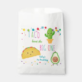 Sachets En Papier Taco à propos du grand - fiesta thème anniversaire (Devant)