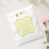 Sachets En Papier "Take One" Wonderland Tea Party Pastel Jaune (Scellé)