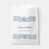 Sachets En Papier Talavera bleu mexicain (Devant)