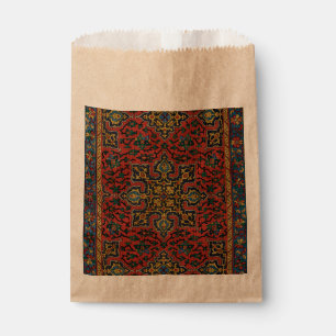 Sachets En Papier Tapis persan rouge bleu classique