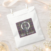 Sachets En Papier Tartan Clan Carnegie Crest (Coupé)