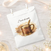 Sachets En Papier Tasse l'encre du matin (Coupé)