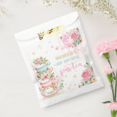 Sachets En Papier Tea Party Anniversaire Fille Rose & Or Floral Par (Scellé)