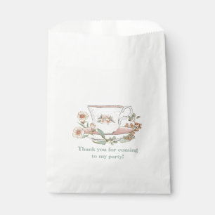 Sachets En Papier Tea Party fleur sauvage