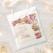 Sachets En Papier Tea rose fille fête d'anniversaire (Coupé)