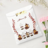 Sachets En Papier Teapot Brown à la boue de terre après-midi Tea Par (Scellé)