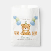 Sachets En Papier Teddy Bear Birthday Favor Bag (Devant)