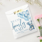 Sachets En Papier Teddy Bear Bleu Nous Pouvons Bearly Wait Baby show (Scellé)