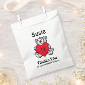 Sachets En Papier Teddy Bear Merci (Coupé)