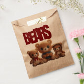 Sachets En Papier Teddy Bear PARTY BAG (Scellé)