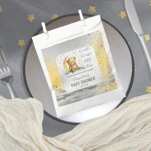 Sachets En Papier Teddy Bear Twinkle Twinkle Little Star Baby shower