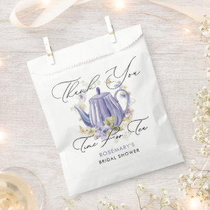 Sachets En Papier Temps Pour La Fête des mariées Teapot Purple Tea