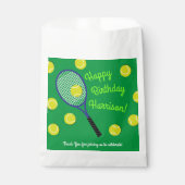 Sachets En Papier Tennis Anniversaire (Devant)
