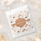 Sachets En Papier Terrazzo Abstrait Mariage moderne (Coupé)