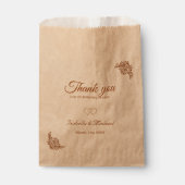 Sachets En Papier Terre cuite moderne (Devant)