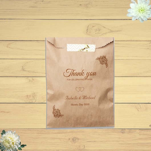 Sachets En Papier Terre cuite moderne