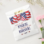Sachets En Papier Terre patriotique du Bunting libre (Scellé)