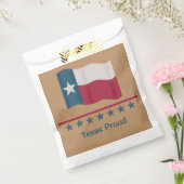 Sachets En Papier Texas Fière longue étoile drapeau personnalisé Tan (Scellé)