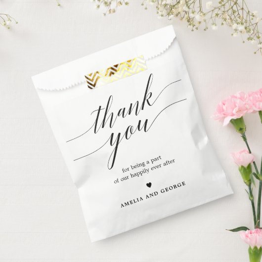 Sachets En Papier Texte Moderne Éditable de Couleur (Scellé)