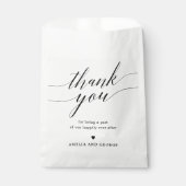 Sachets En Papier Texte Moderne Éditable de Couleur (Devant)