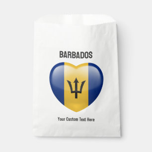 Sachets En Papier Texte personnalisé amour Barbade