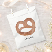 Sachets En Papier Texte personnalisé du modèle doux salé (Coupé)