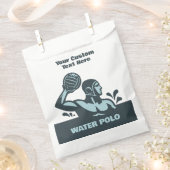 Sachets En Papier Texte personnalisé Water-polo (Coupé)