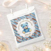 Sachets En Papier Thank You for Celebrating with Us | Baby Shower (Coupé)