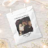 Sachets En Papier Thank You Gift | Photo Template Wedding (Coupé)