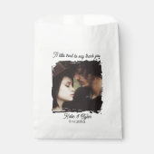 Sachets En Papier Thank You Gift | Photo Template Wedding (Devant)