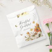 Sachets En Papier Thanksgiving Thanksgiving Citrouille et Feuilles T (Scellé)