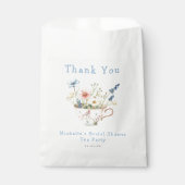 Sachets En Papier Thé de mariage floral de printemps (Devant)