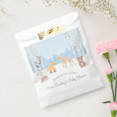 Sachets En Papier Thème baby shower Woodland | forêt d'hiver (Scellé)