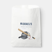 Sachets En Papier Thème De Baseball Moderne (Devant)