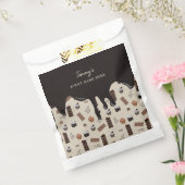 Sachets En Papier Thème de fête à motif de chocolat  (Scellé)